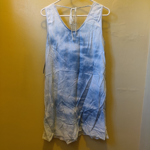 NWT Absolutely Famous Chambray Dress S - Picture 3 of 6